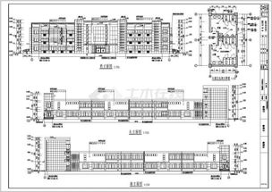 某工厂两层框架结构综合厂房建筑设计施工图